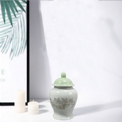 small ceramic jar white ceramic  jars with lids for kitchen food storage jar,ceramic jars with lids decorative or ornamental ceramic canisters for coffee, sugar, tea, round shaped