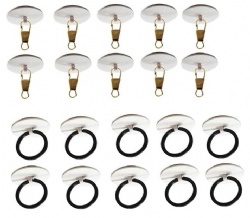 Multi Purpose Small Ceiling Suspension and Wall Hooks, Adhesive Display Hanging Hangers Set