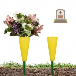 Durable Cemetery Vases Memorial Flower Holder